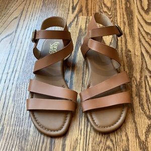 Franco Sarto Tan Leather Sandals 8